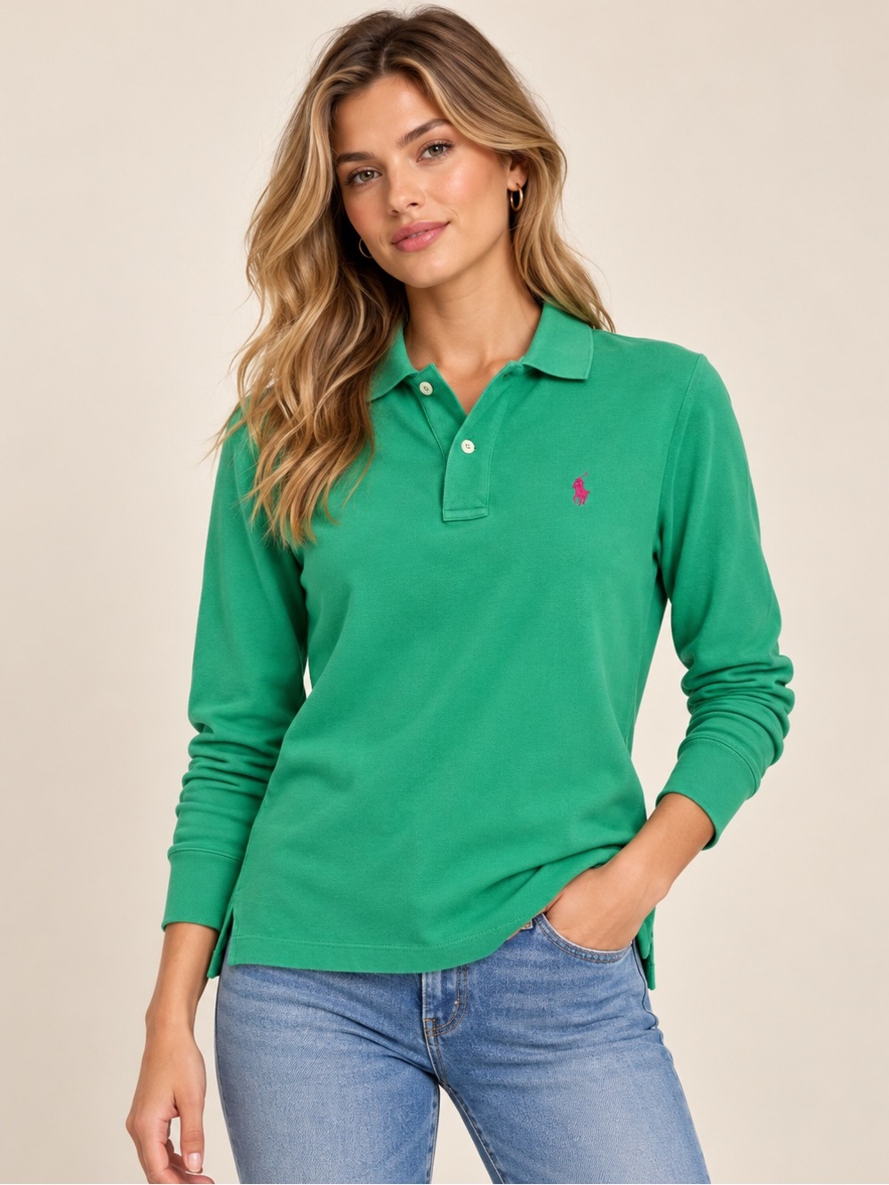 Ralph Lauren Green Preppy Polo Shirt